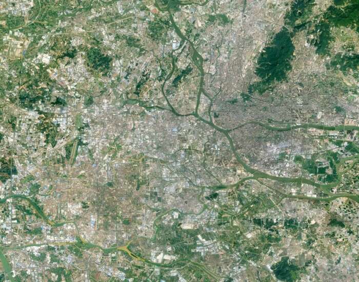 广州市1米分辨率卫星影像图