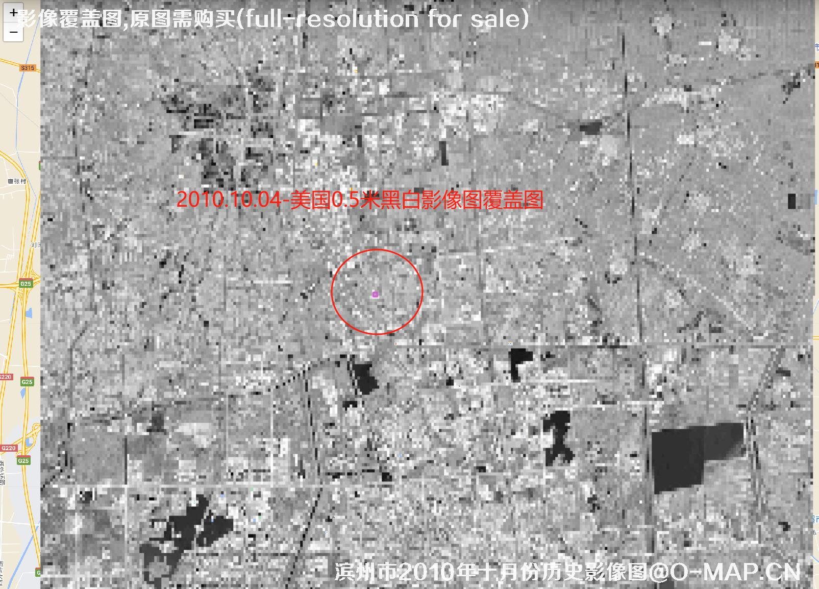 滨州市2010年【5-10】月高清历史影像图，用于拆迁纠纷卫星图证据