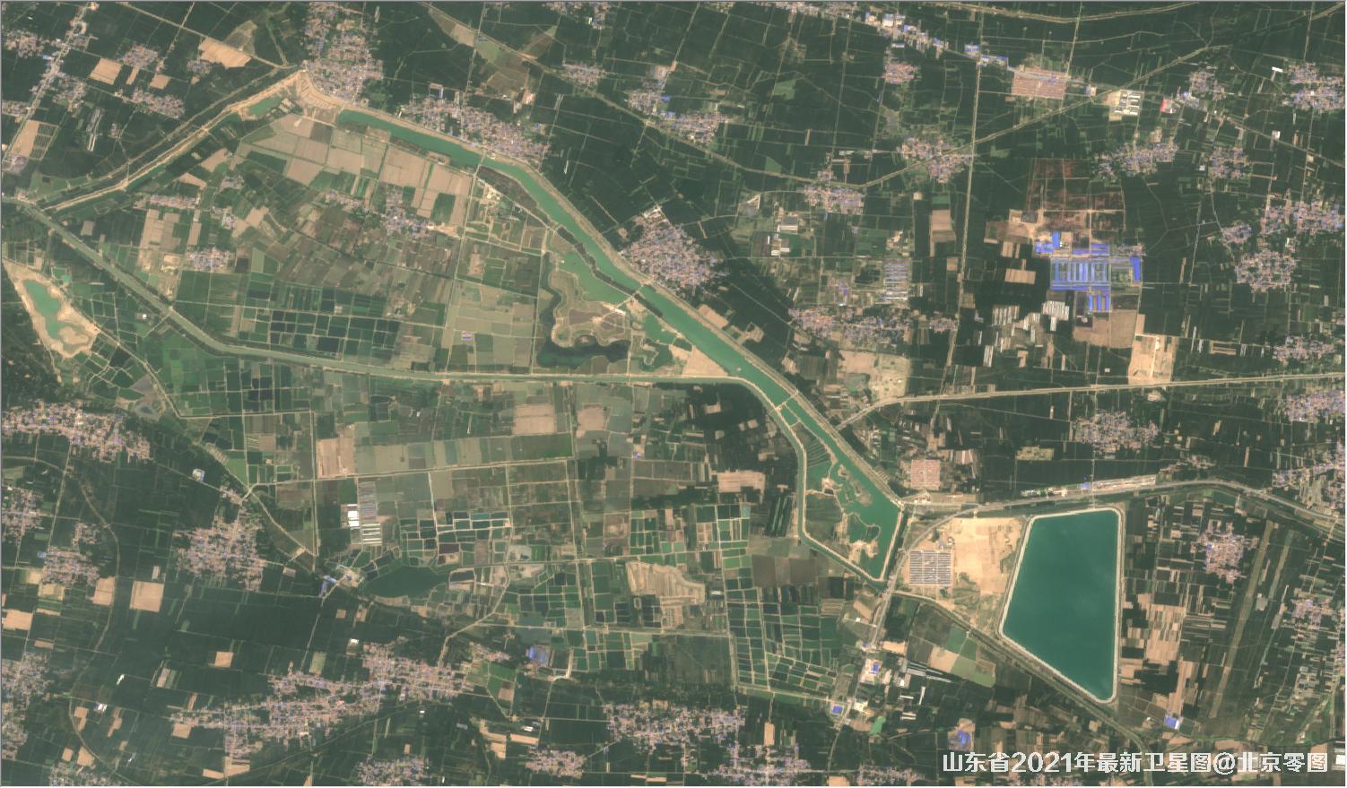 山东省2021年最新卫星影像图