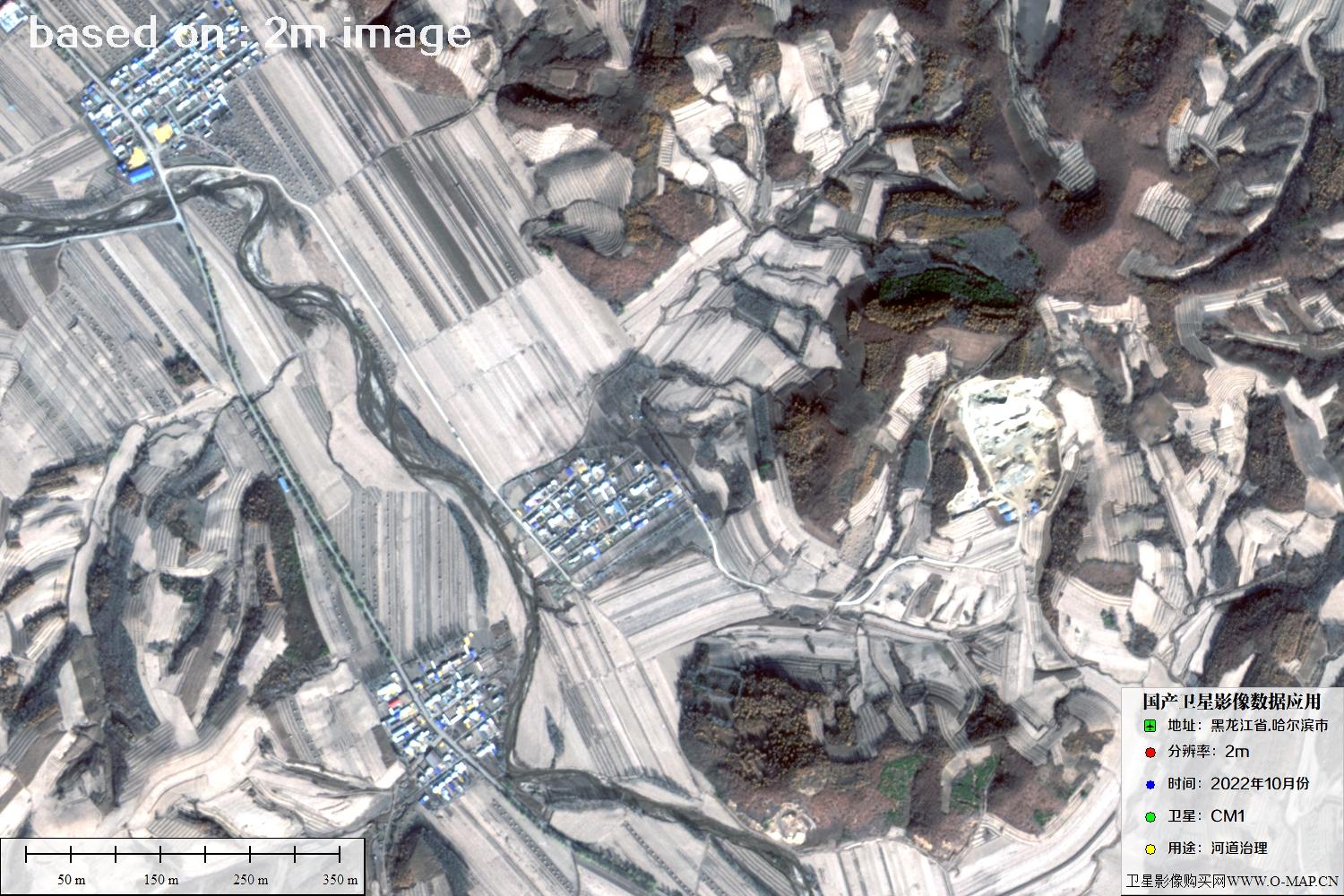 哈尔滨市CM1卫星2022年10月卫星图