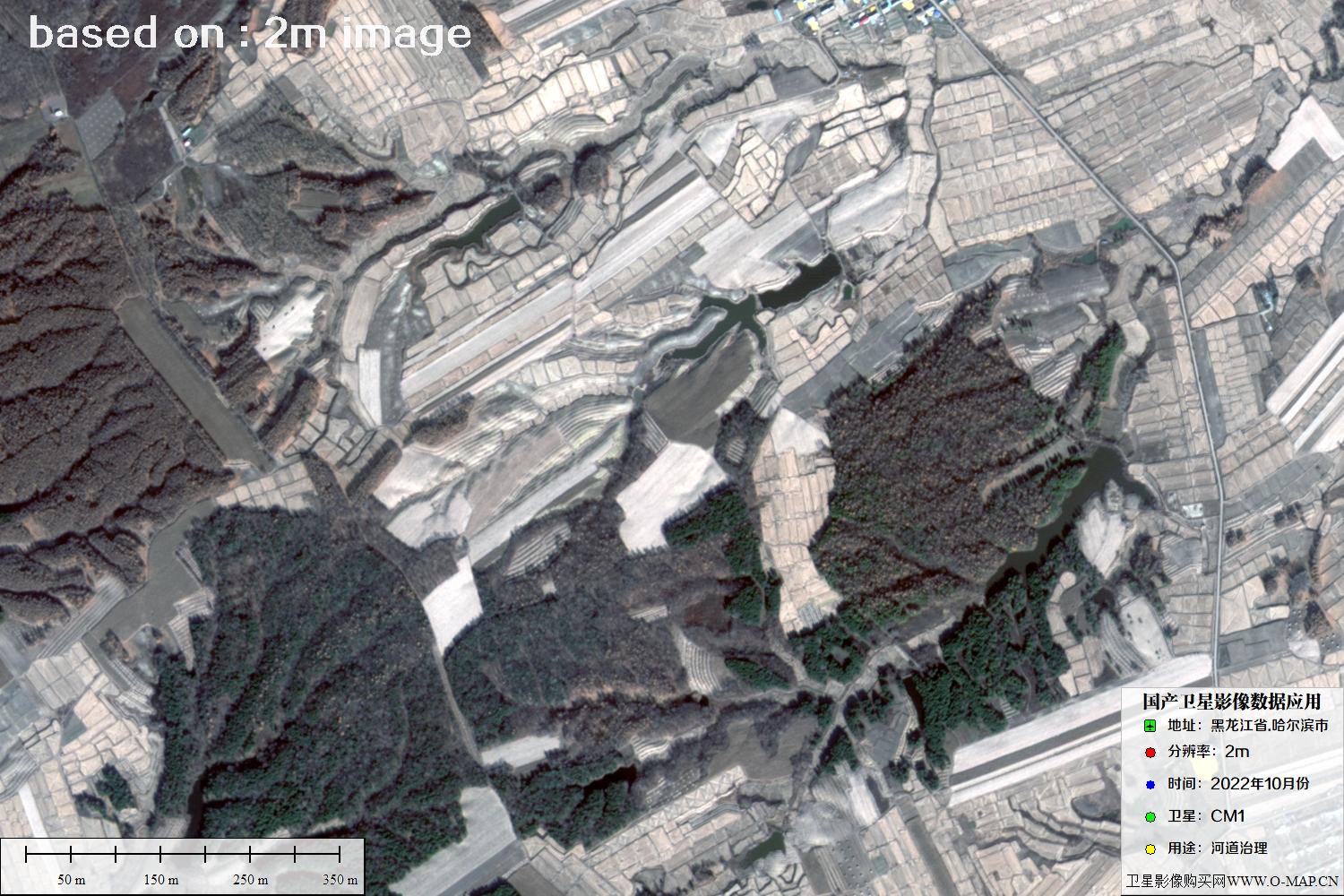 哈尔滨市CM1卫星2022年10月卫星图