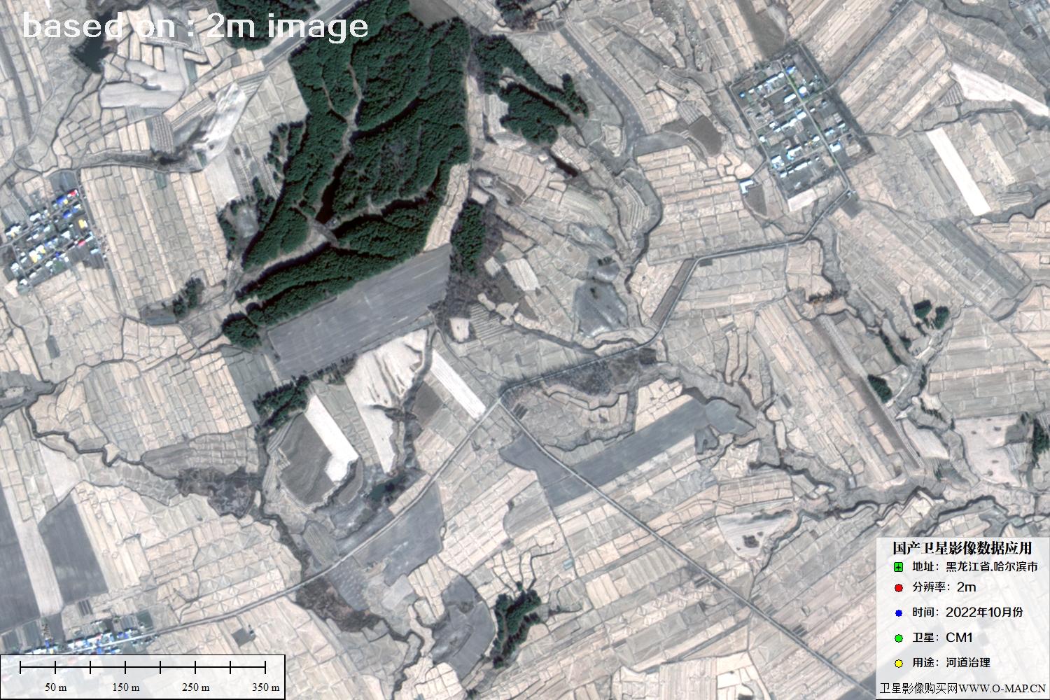 哈尔滨市CM1卫星2022年10月卫星图