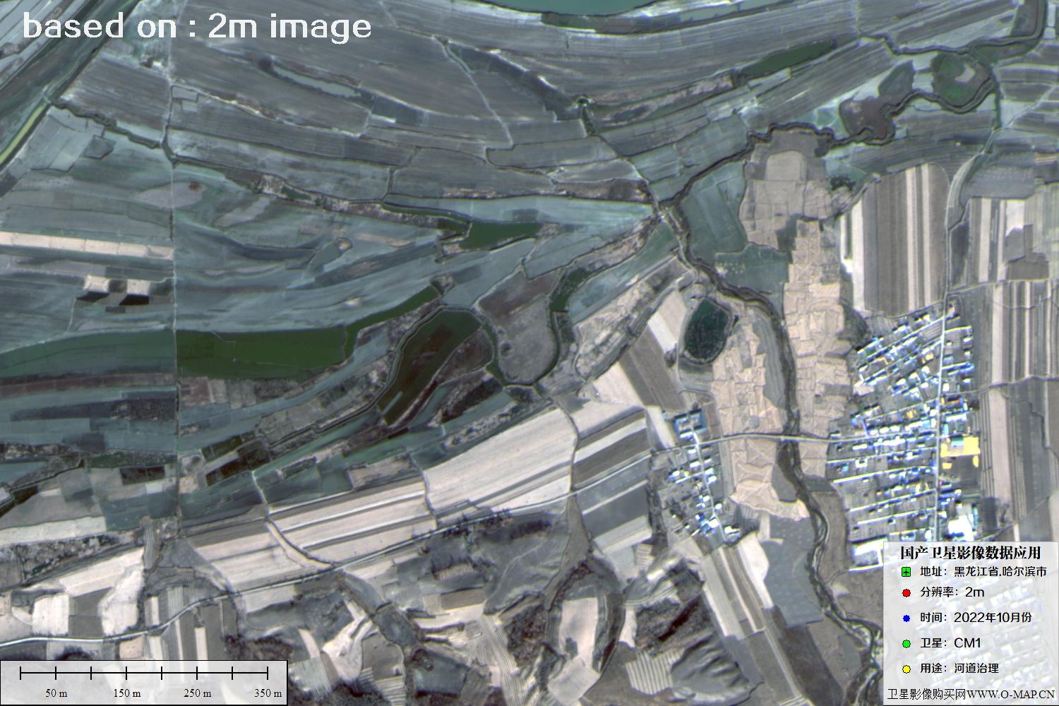 哈尔滨市CM1卫星2022年10月卫星图
