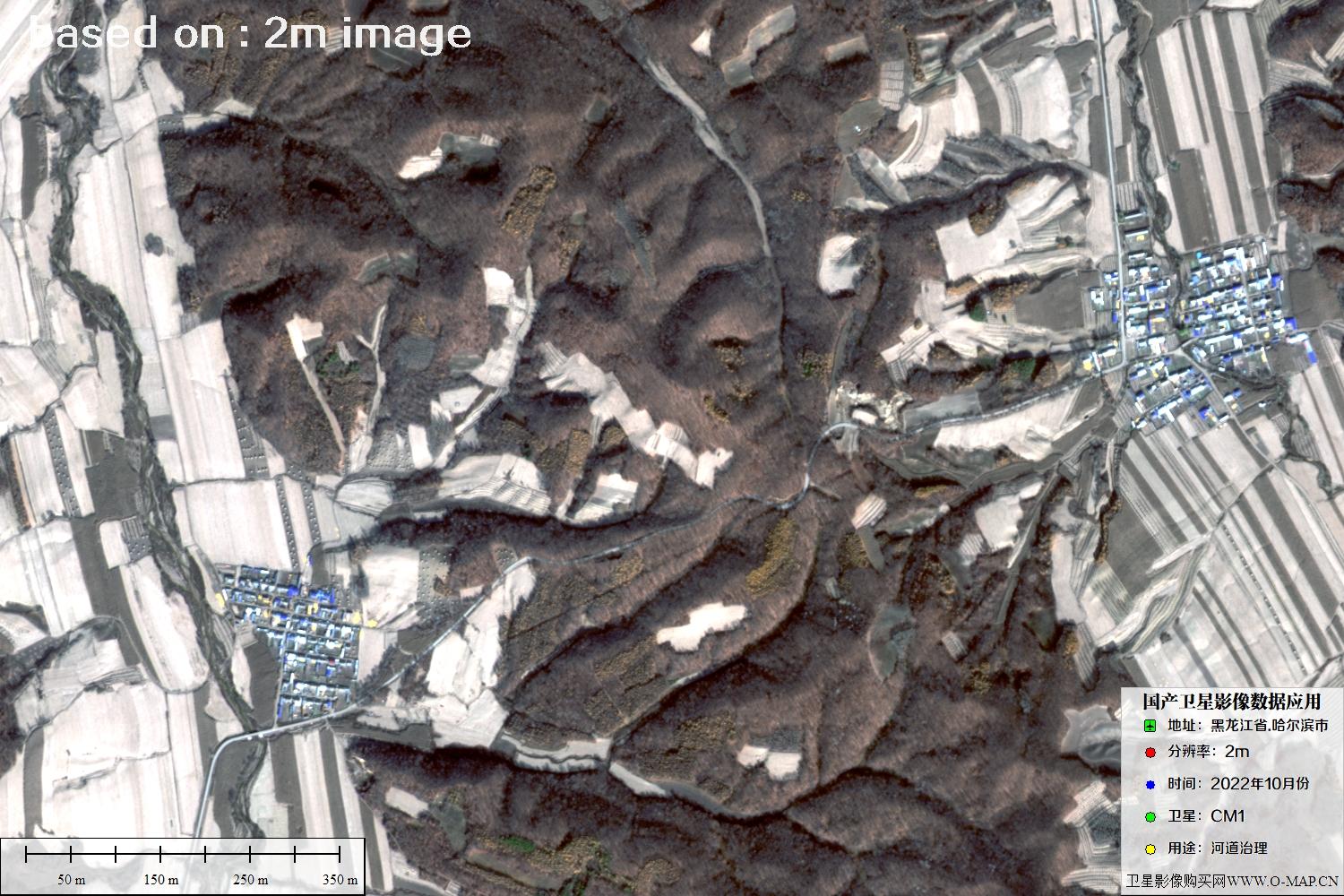 哈尔滨市CM1卫星2022年10月卫星图
