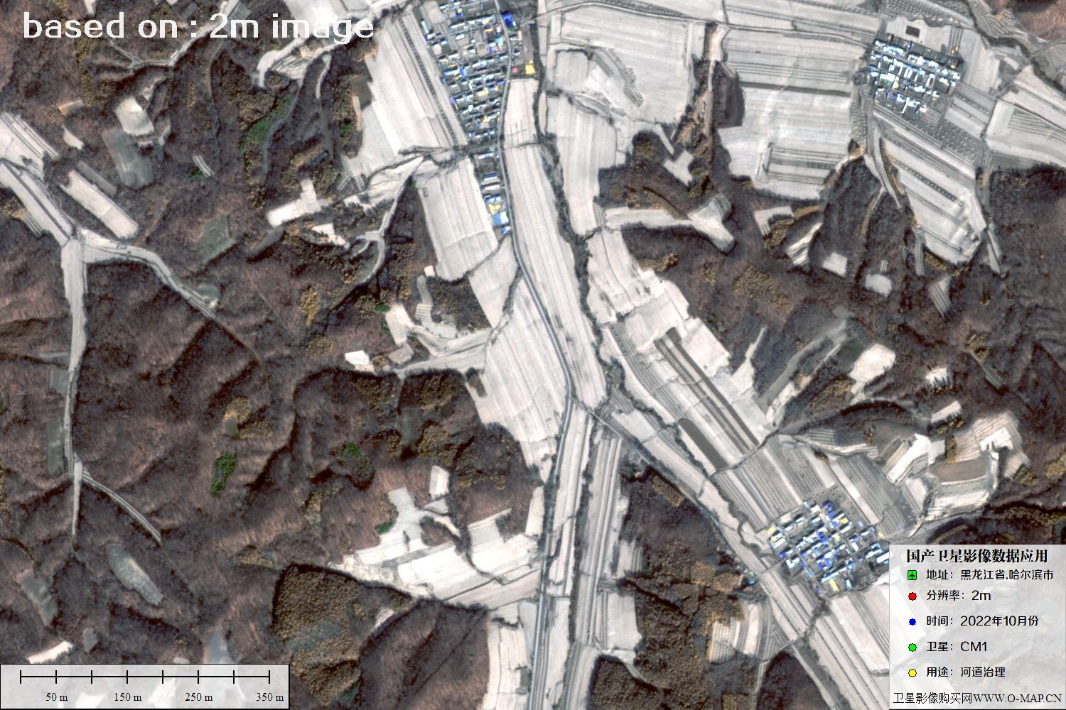 哈尔滨市CM1卫星2022年10月卫星图