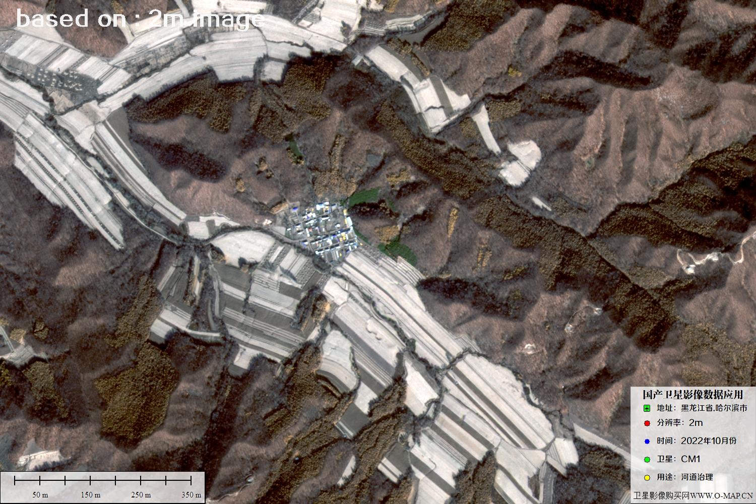 哈尔滨市CM1卫星2022年10月卫星图