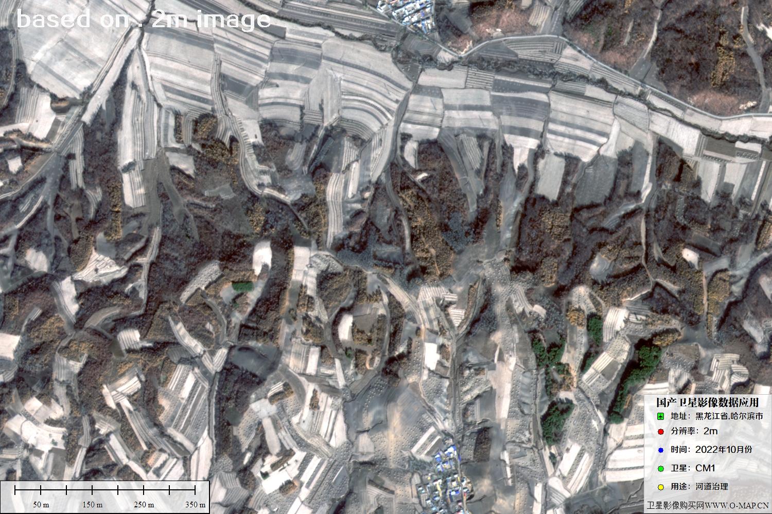 哈尔滨市CM1卫星2022年10月卫星图