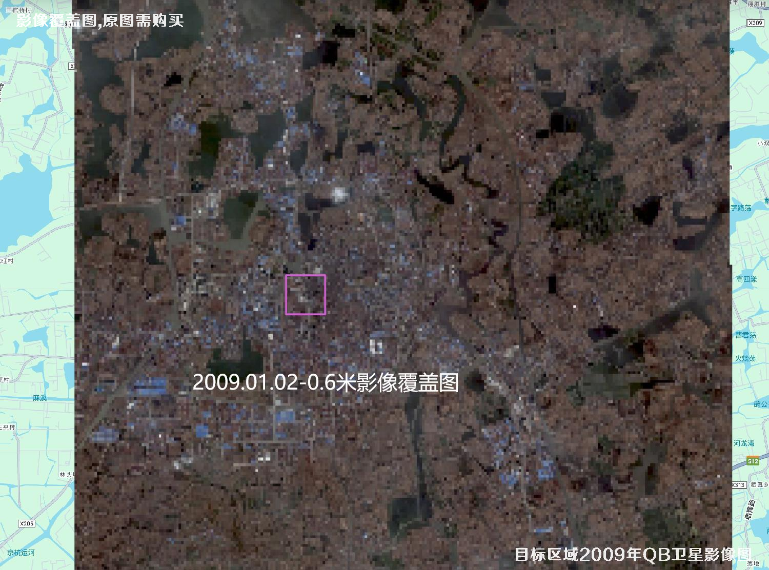 江苏省苏州市吴江区盛泽镇历史卫星图像