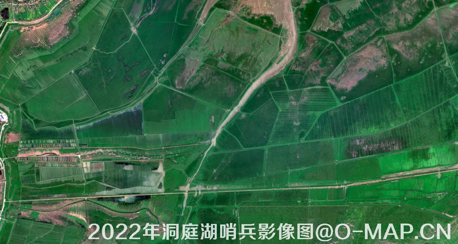 湖南省岳阳市洞庭湖2022年最新哨兵影像图