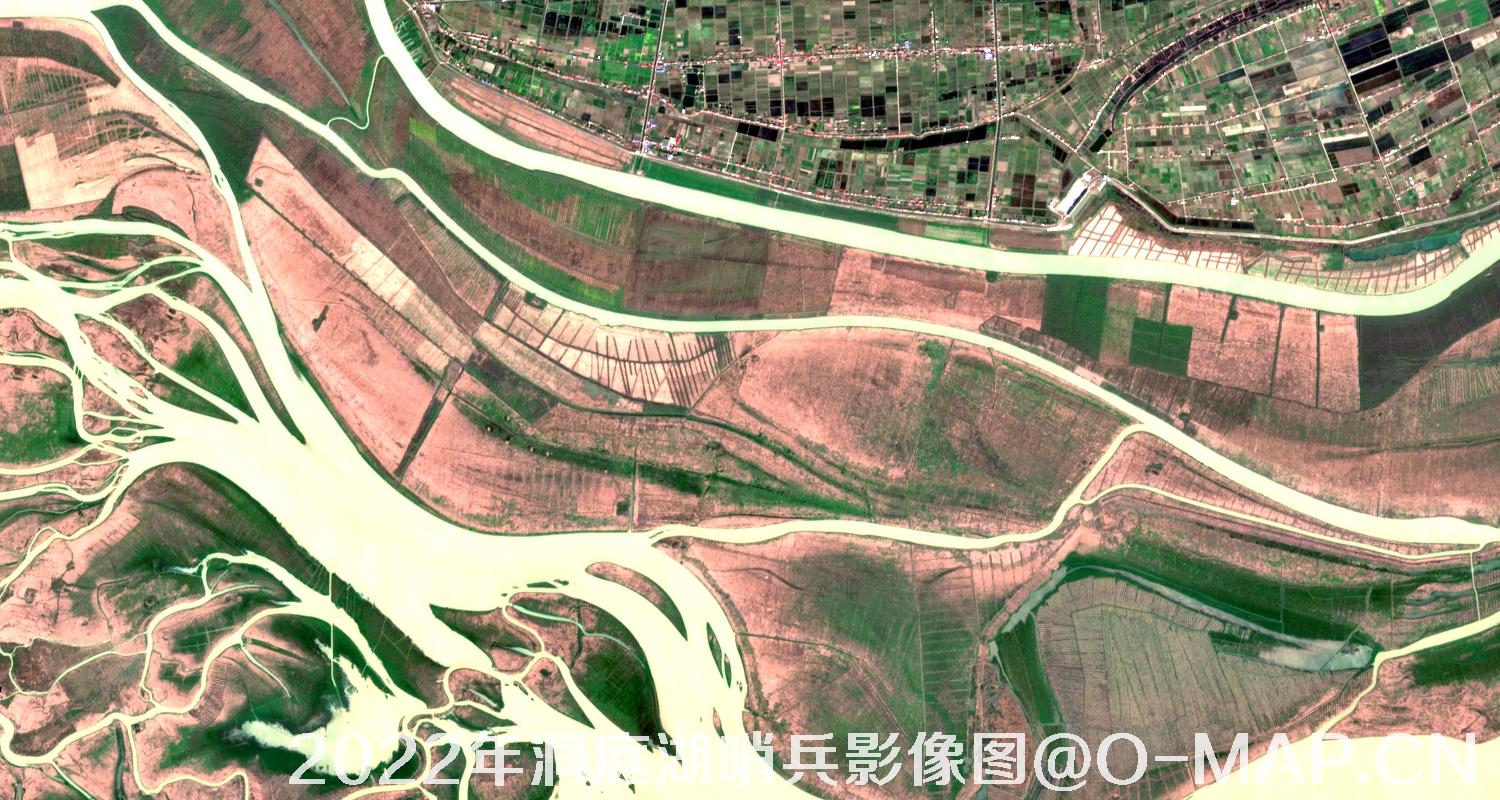 湖南省岳阳市洞庭湖2022年最新哨兵影像图