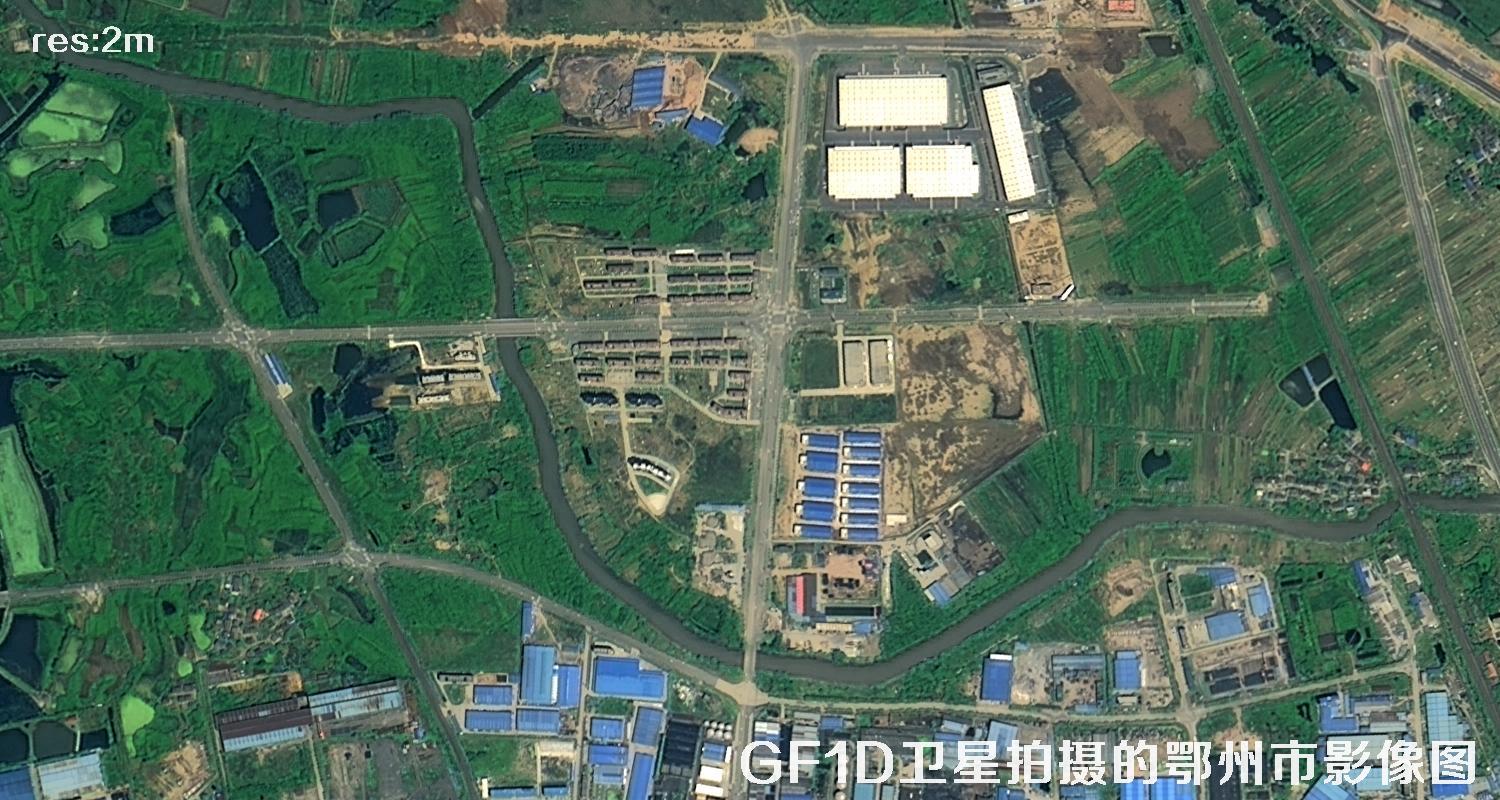 GF1D卫星拍婚的高清卫星图