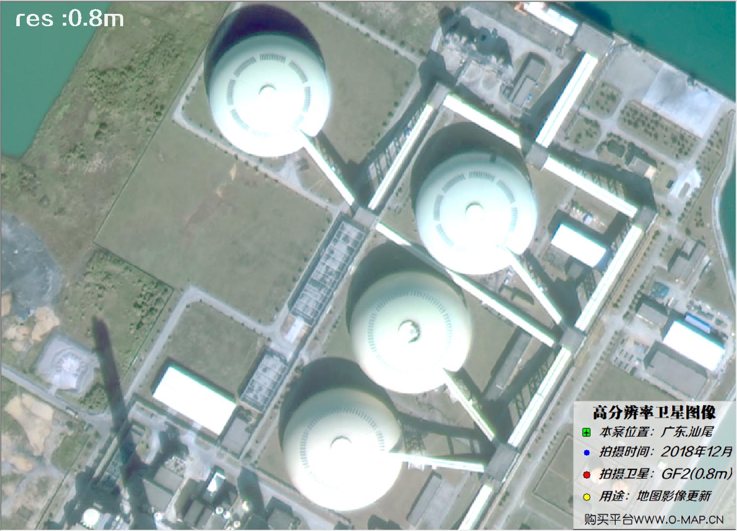 广东省汕尾市2018年高分二号卫星图像