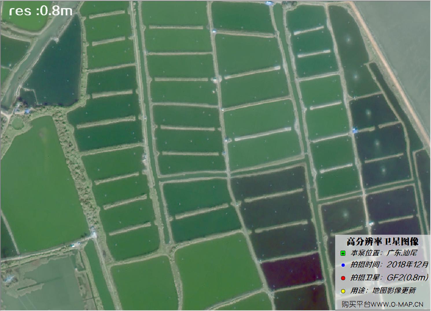 广东省汕尾市2018年高分二号卫星图像