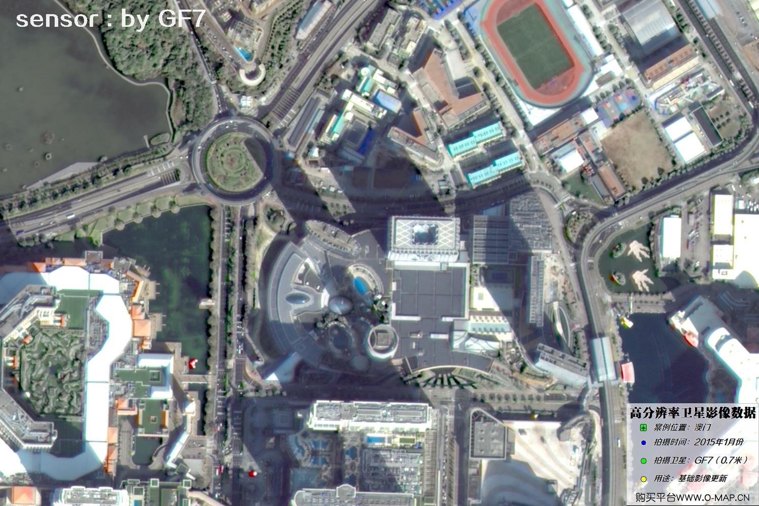 高分七号拍摄的高清卫星图像