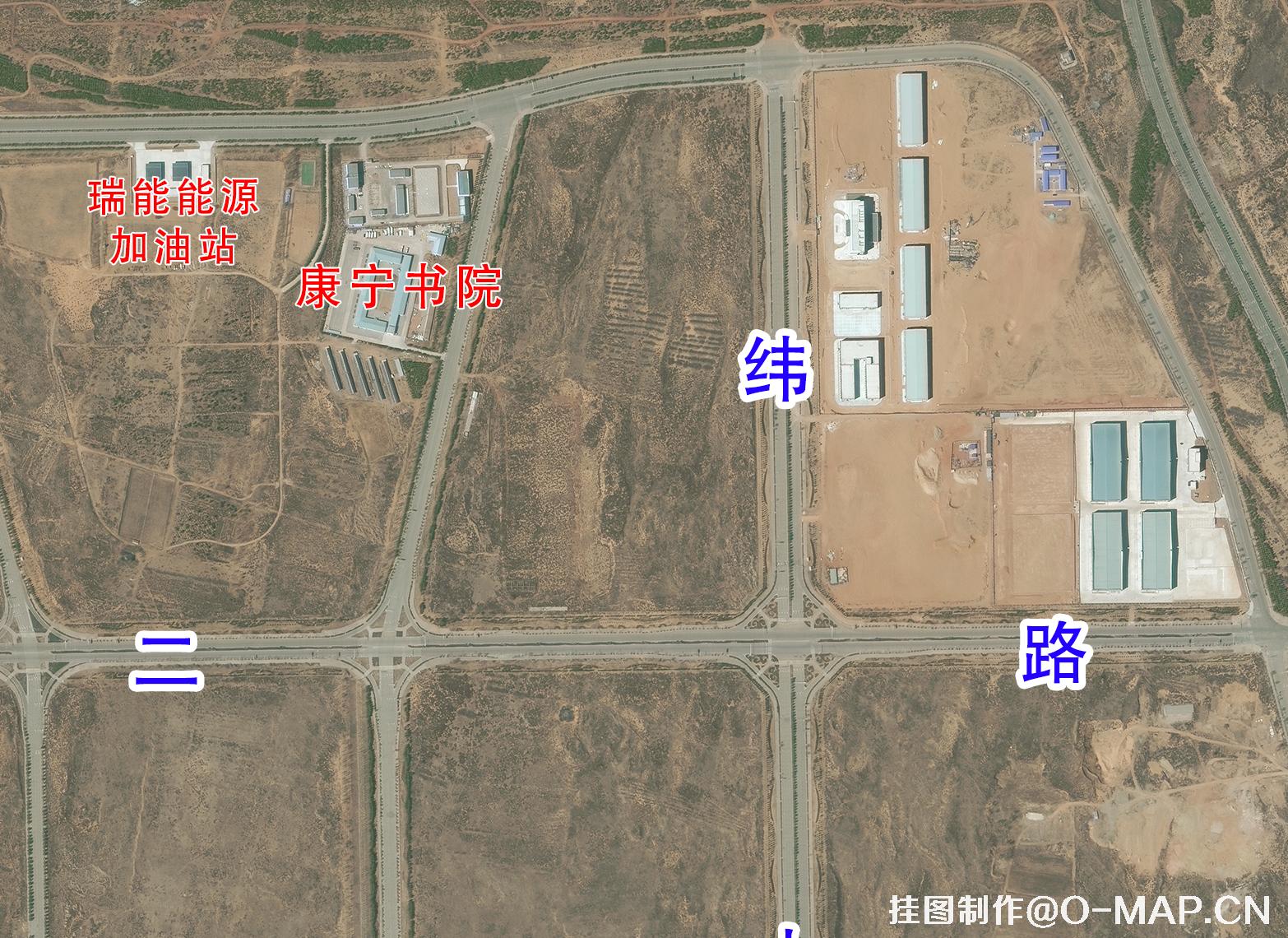 内蒙古鄂尔多斯空港区最新挂图制作样例