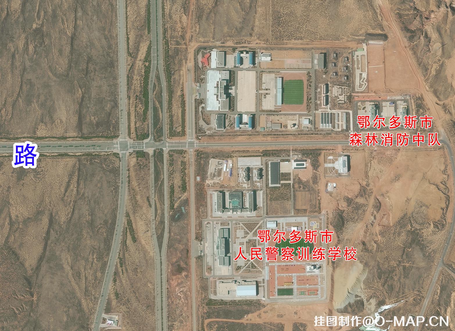 内蒙古鄂尔多斯空港区最新挂图制作样例