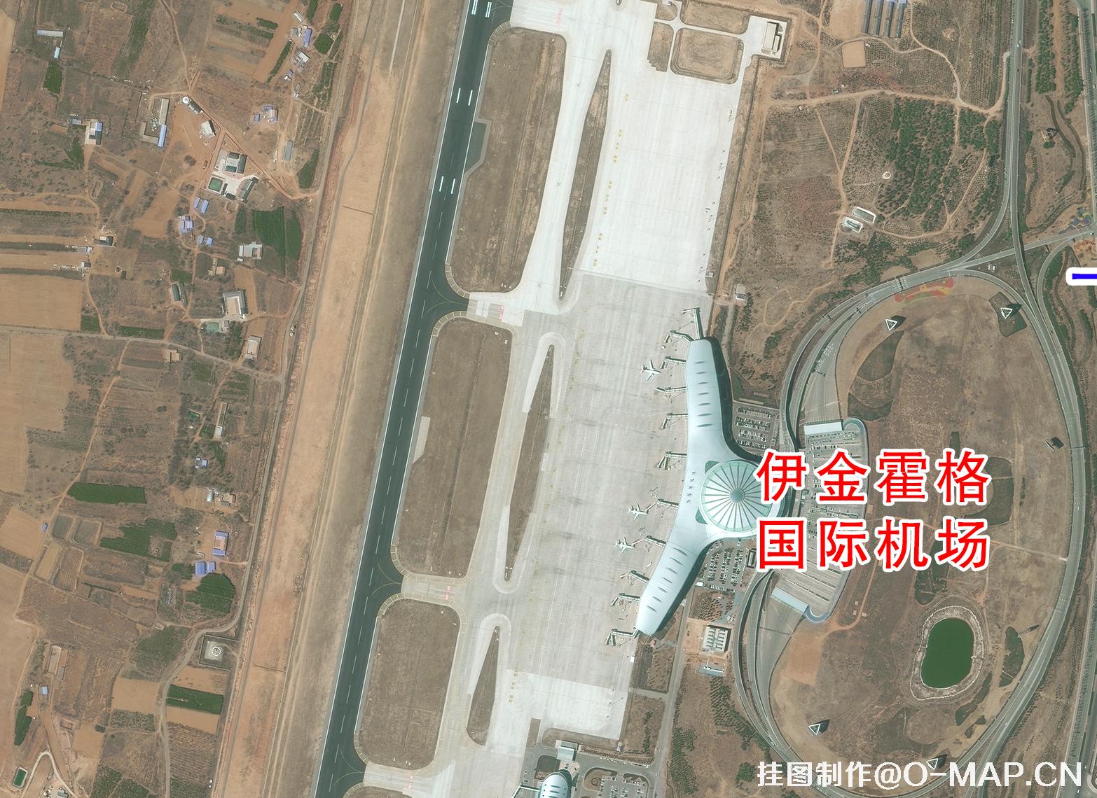 内蒙古鄂尔多斯空港区最新挂图制作样例