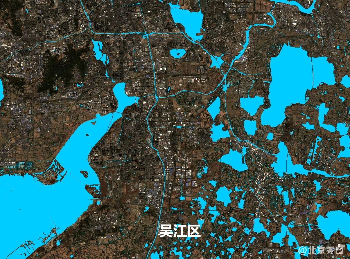 吴江区NDWI水指数图
