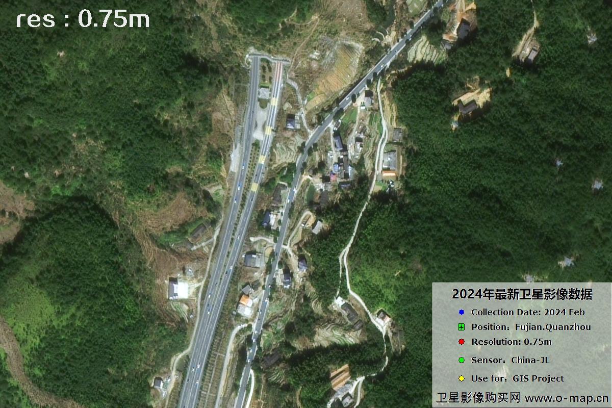 福建省泉州市2024年0.75米分辨率影像图
