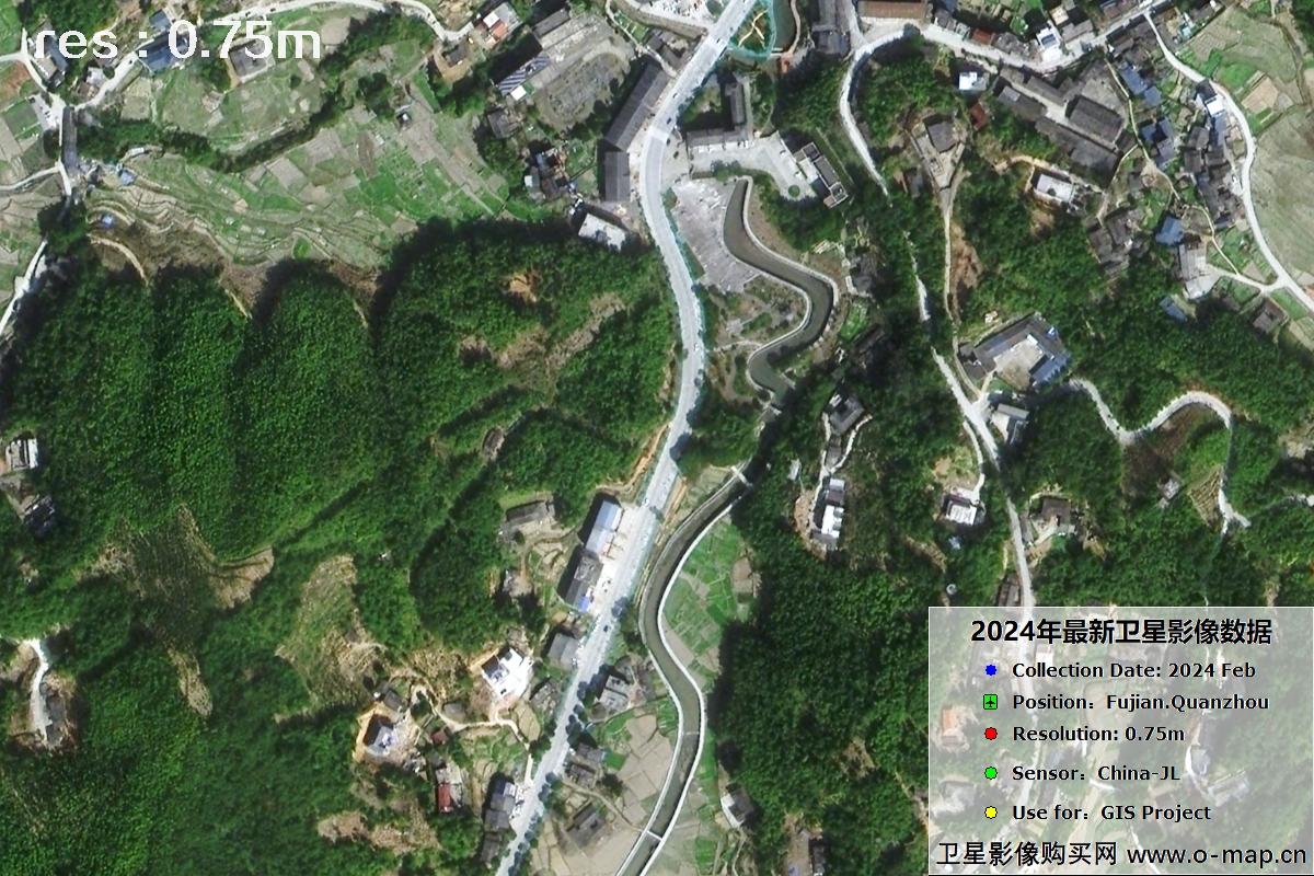 福建省泉州市2024年0.75米分辨率影像图