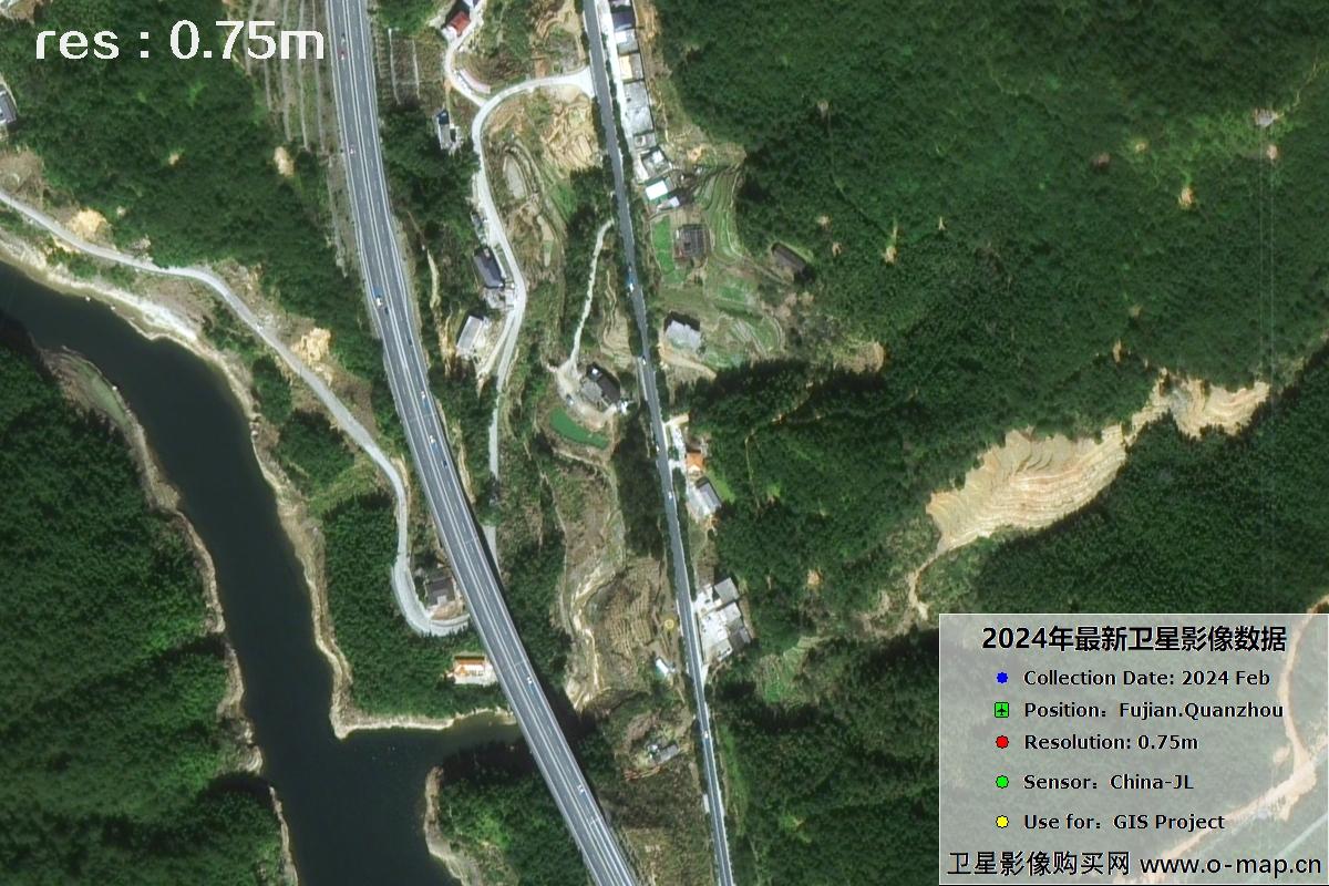 福建省泉州市2024年0.75米分辨率影像图