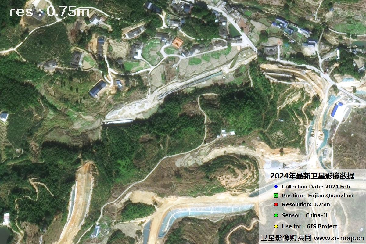 福建省泉州市2024年0.75米分辨率影像图