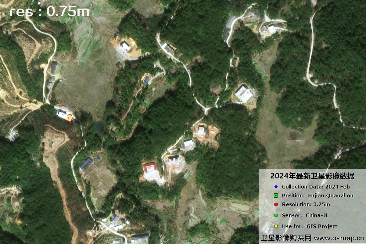 福建省泉州市2024年0.75米分辨率影像图