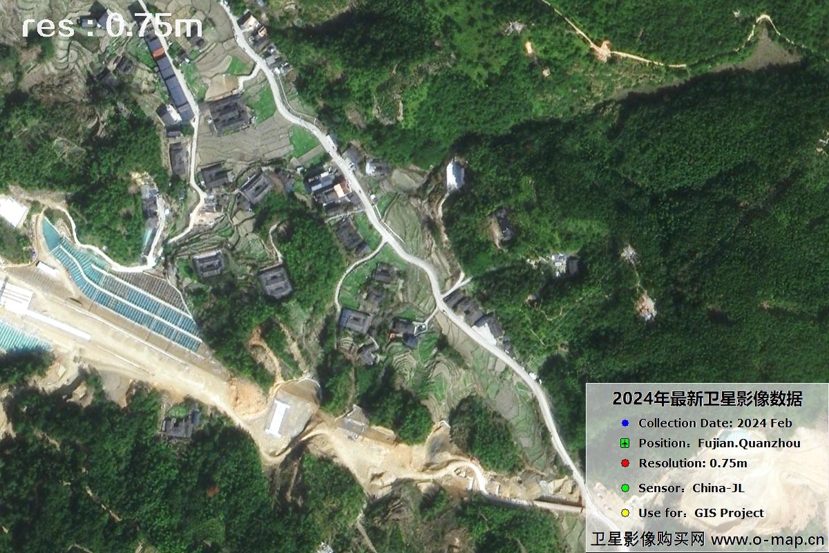 福建省泉州市2024年0.75米分辨率影像图