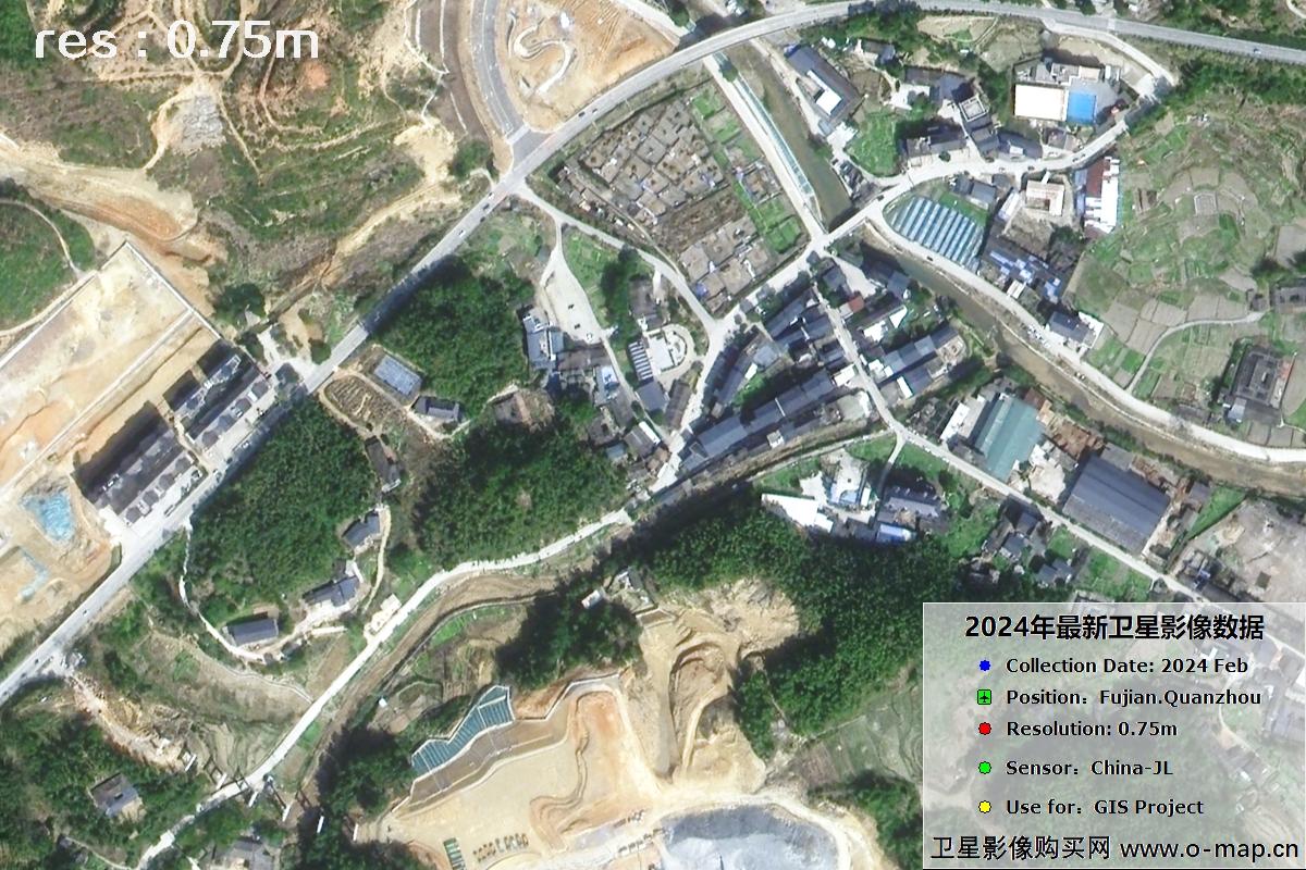 福建省泉州市2024年0.75米分辨率影像图