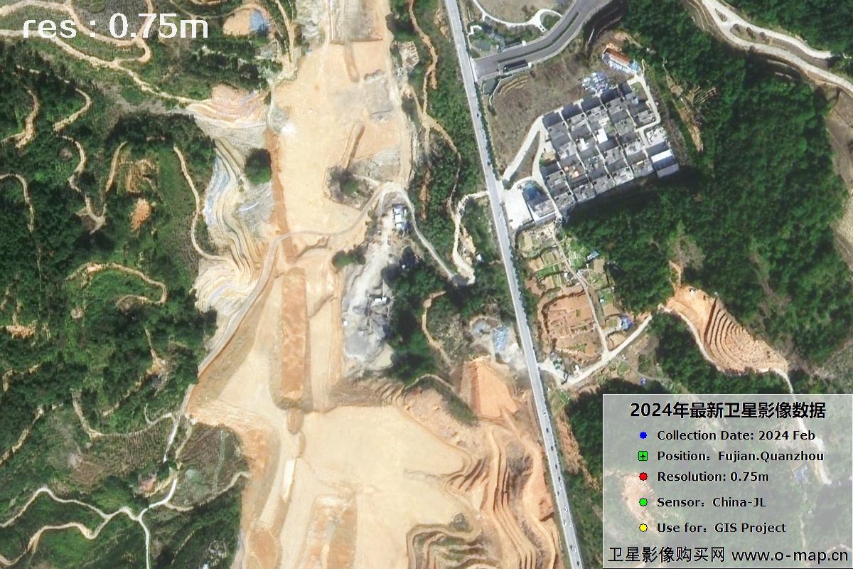 福建省泉州市2024年0.75米分辨率影像图