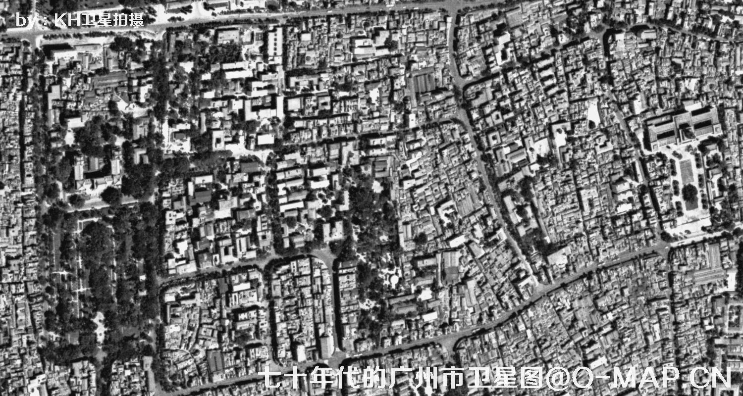 Keyhole锁眼卫星拍摄的历史影像图
