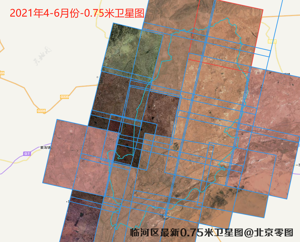 临河区卫星图查询结果预览图