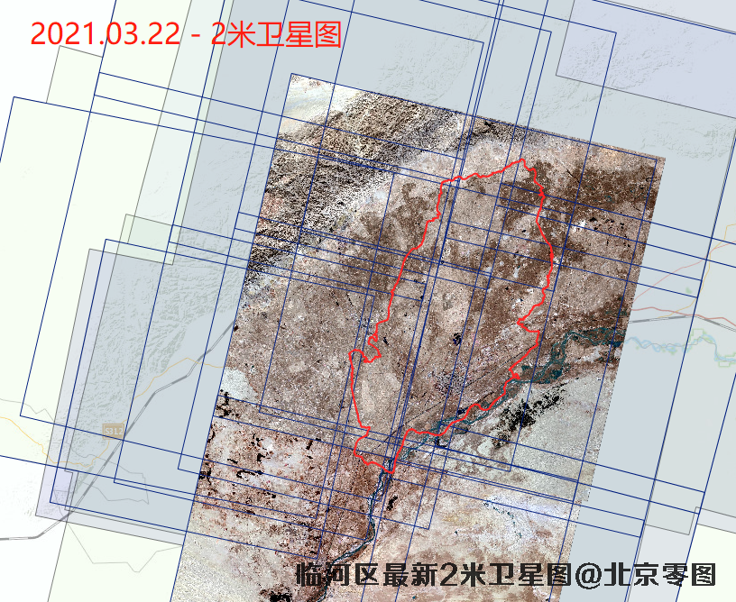 临河区卫星图查询结果预览图