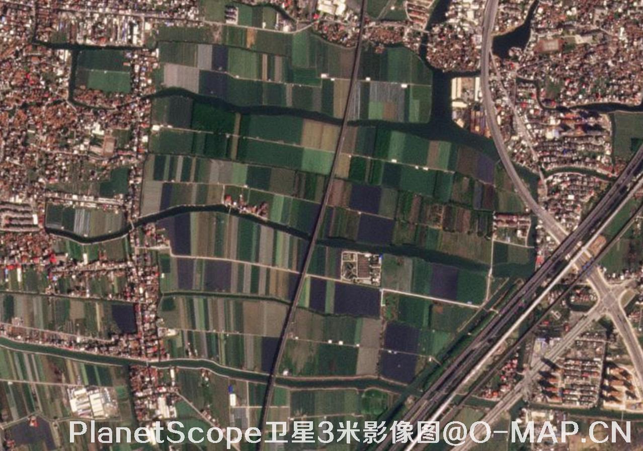 PlanetScope卫星拍摄的3米分辨率影像图