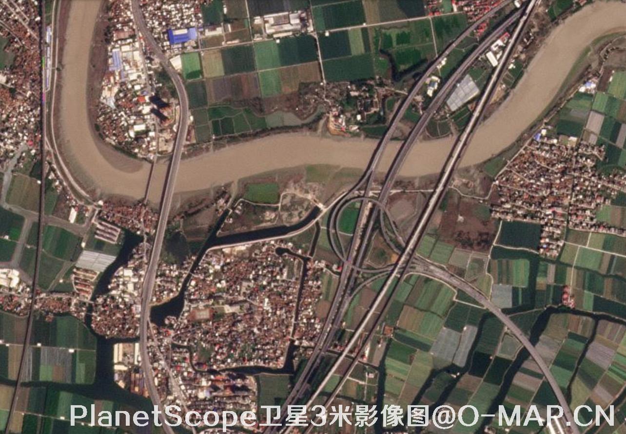 PlanetScope卫星拍摄的3米分辨率影像图