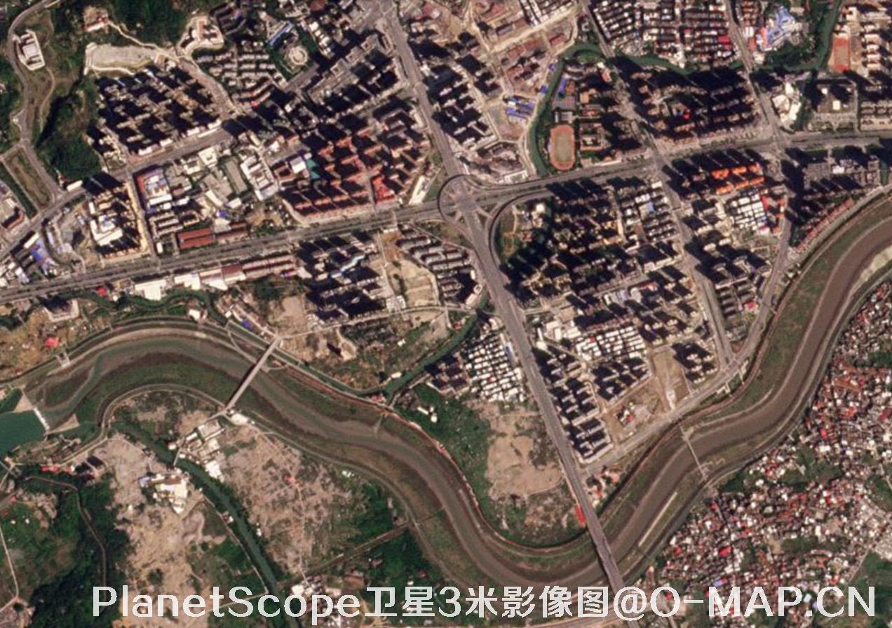 PlanetScope卫星拍摄的3米分辨率影像图