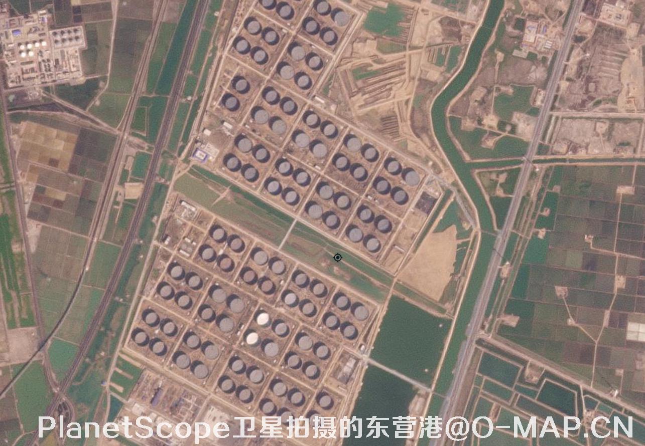 PlanetScope卫星拍摄的东营港开发区卫星图片
