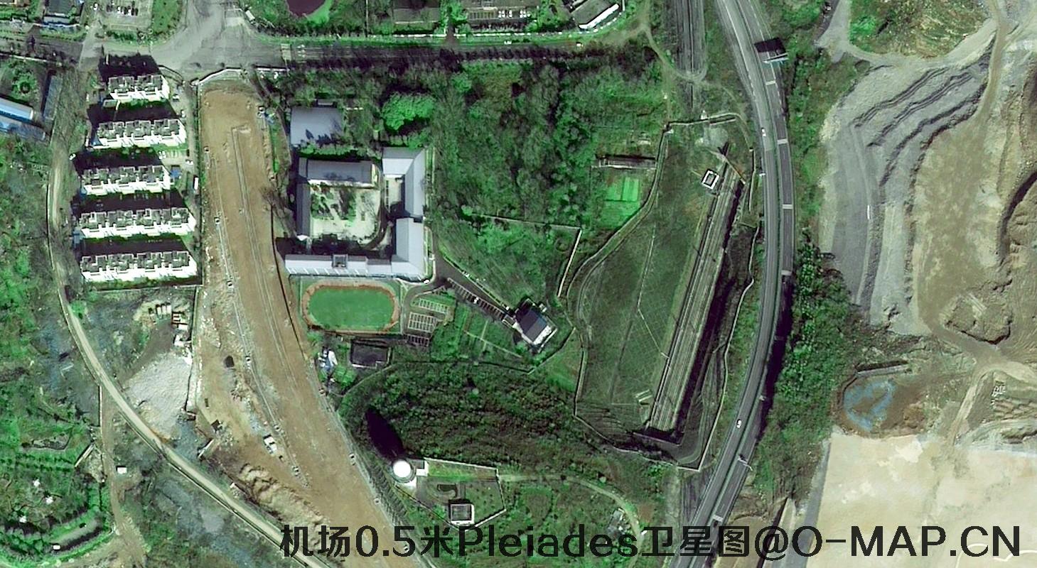Pleiades卫星拍摄的0.5米影像图