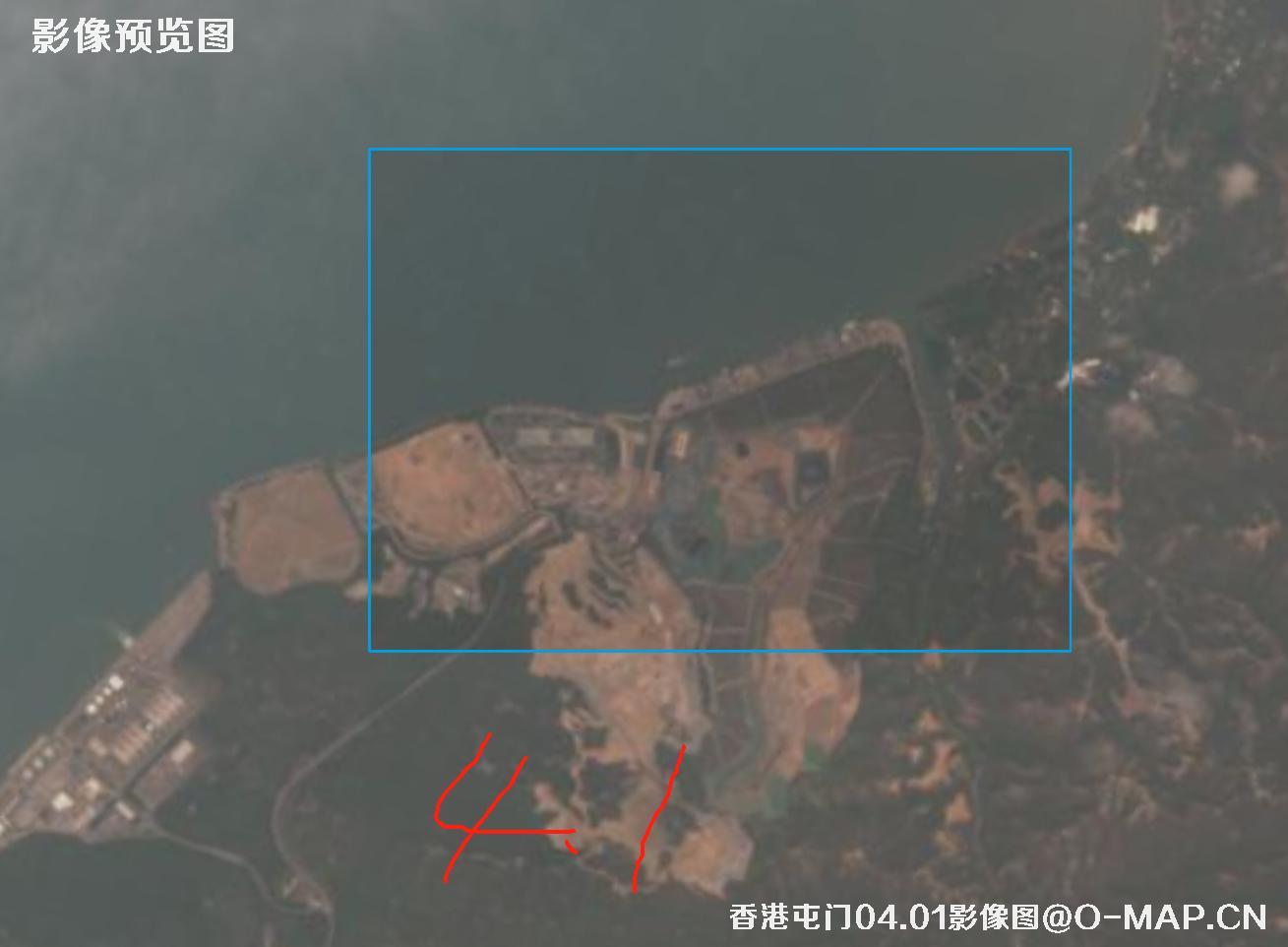 香港屯门区2025年0.5米分辨率卫星图像查询报告