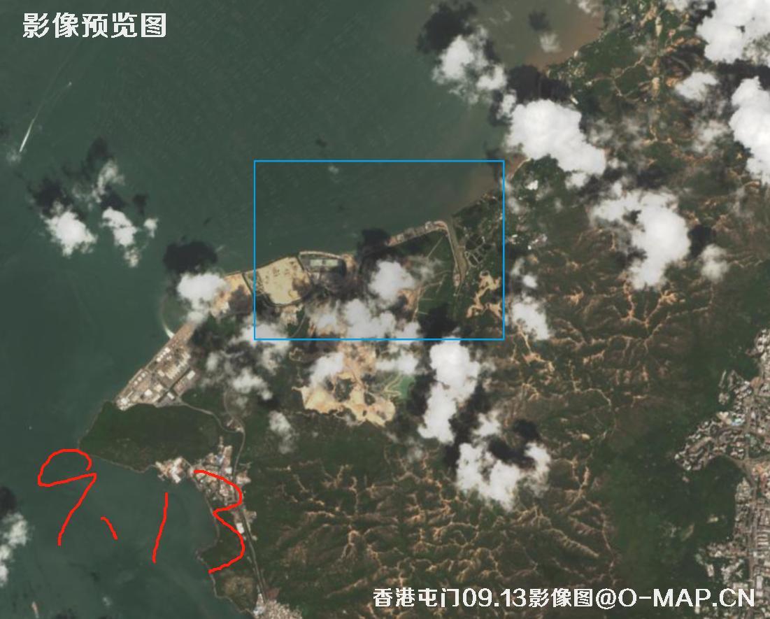 香港屯门区2025年0.5米分辨率卫星图像查询报告
