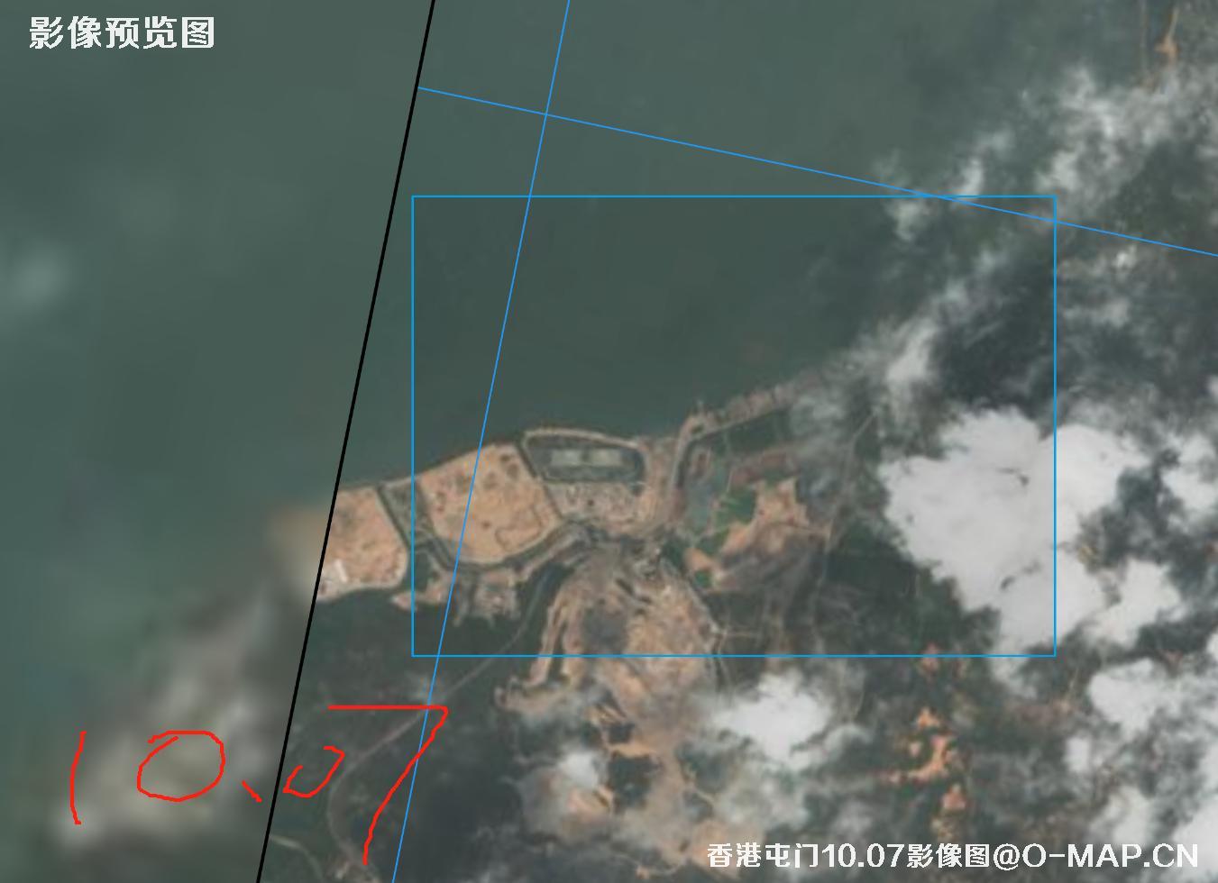 香港屯门区2025年0.5米分辨率卫星图像查询报告