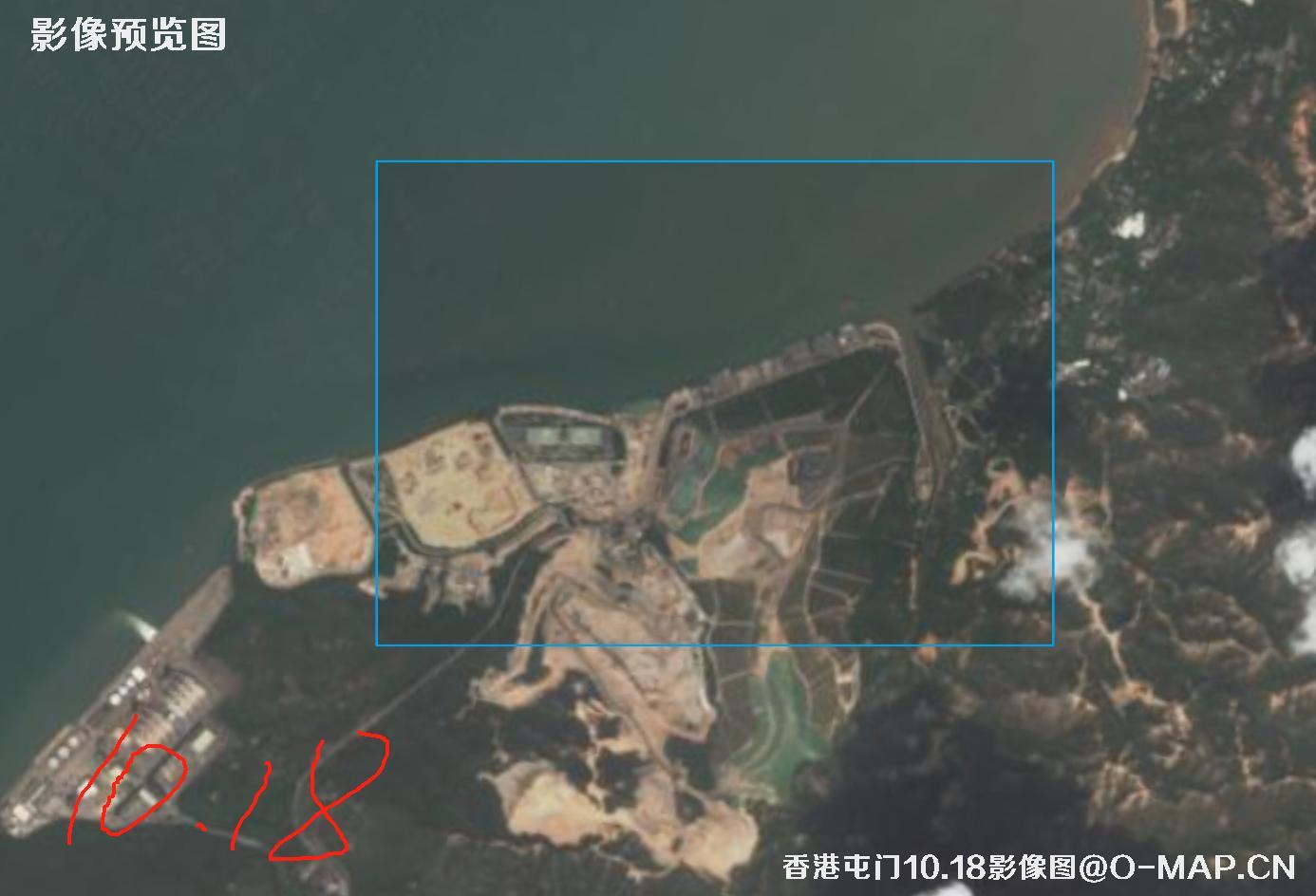 香港屯门区2025年0.5米分辨率卫星图像查询报告