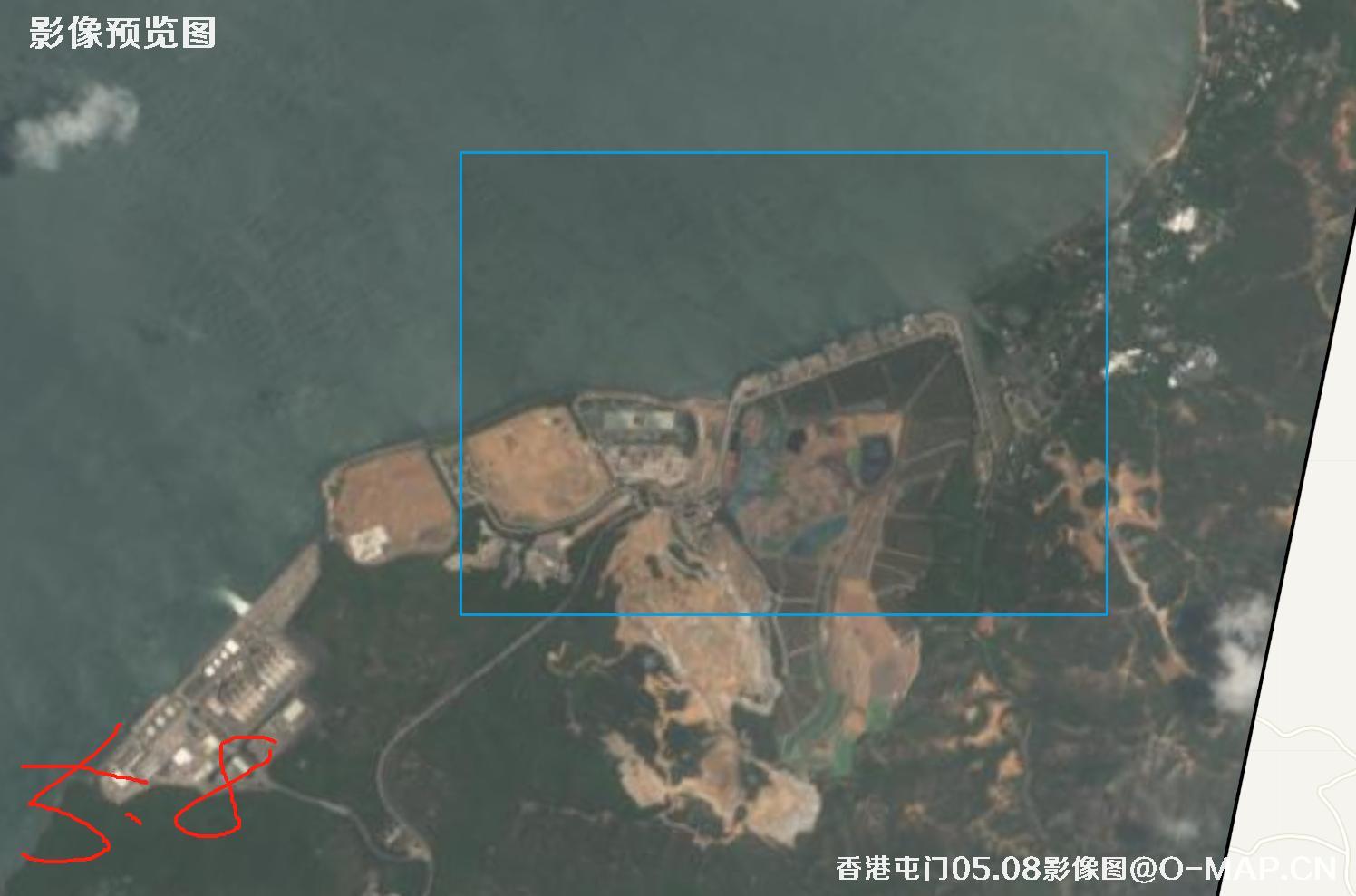 香港屯门区2025年0.5米分辨率卫星图像查询报告