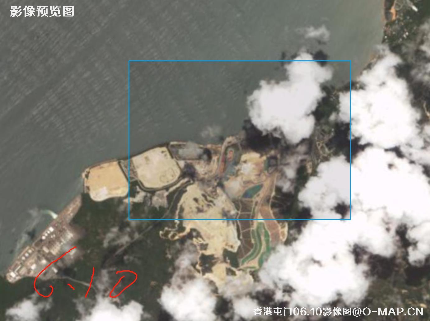 香港屯门区2025年0.5米分辨率卫星图像查询报告