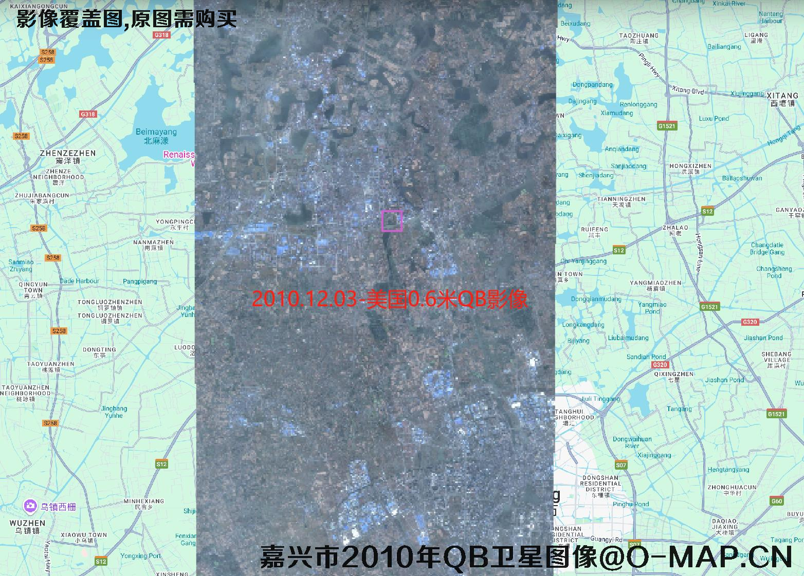 浙江省嘉兴市【2003年QB-2008年WV1-2009年QB-2009年WV1-2010年GE-2010年QB】历史卫星图像