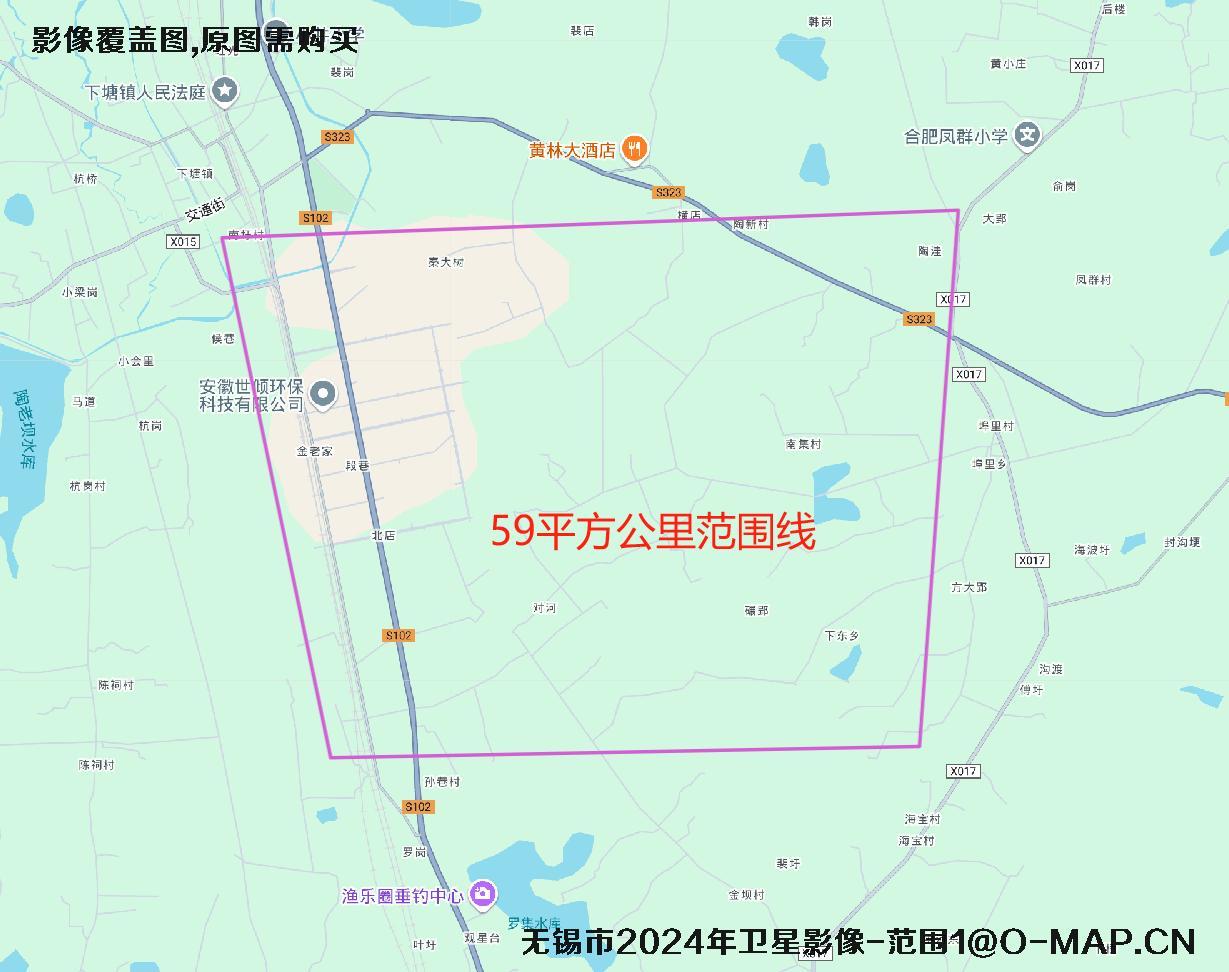 江苏省无锡市2024卫星影像图