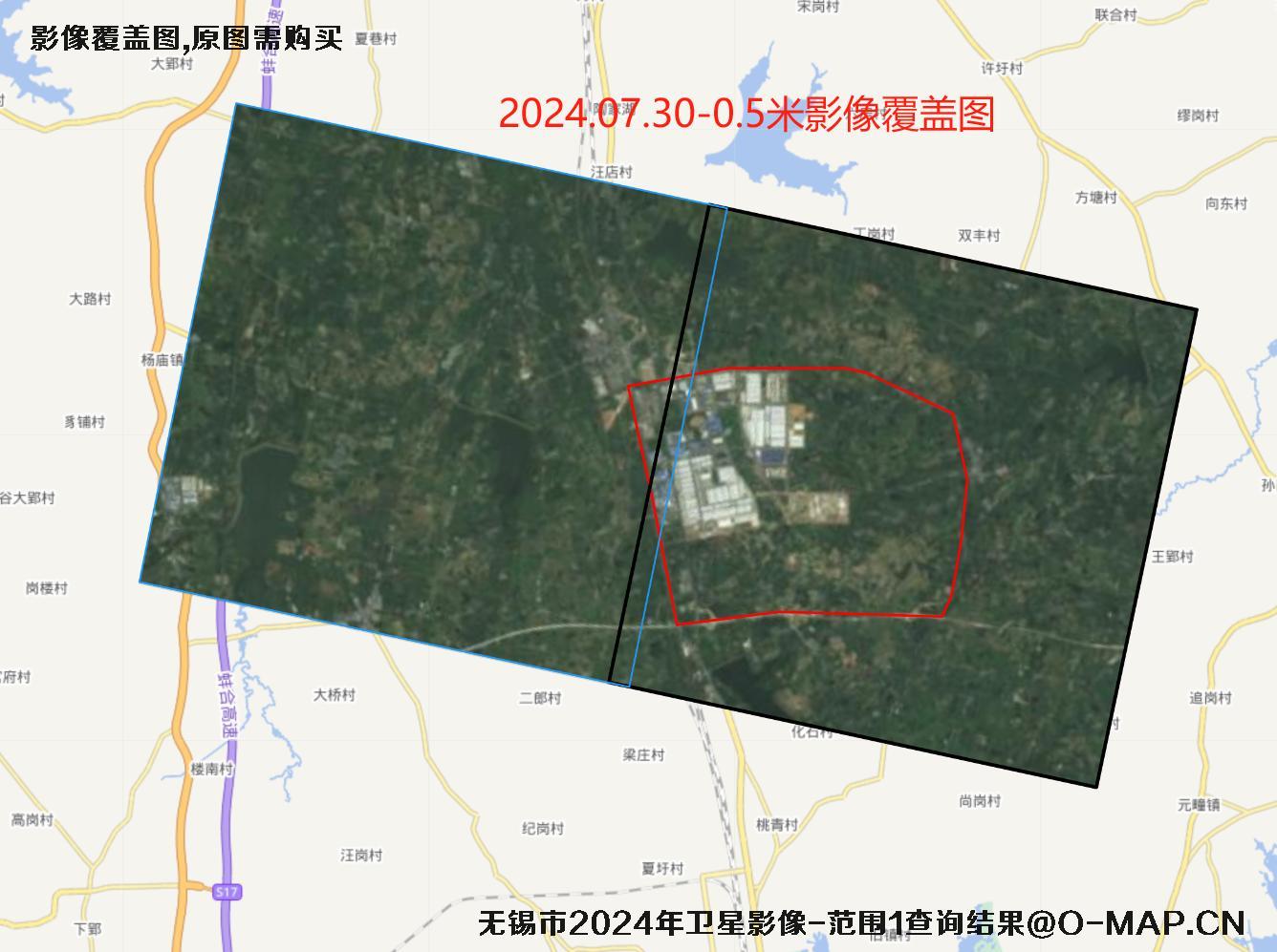 江苏省无锡市2024卫星影像图
