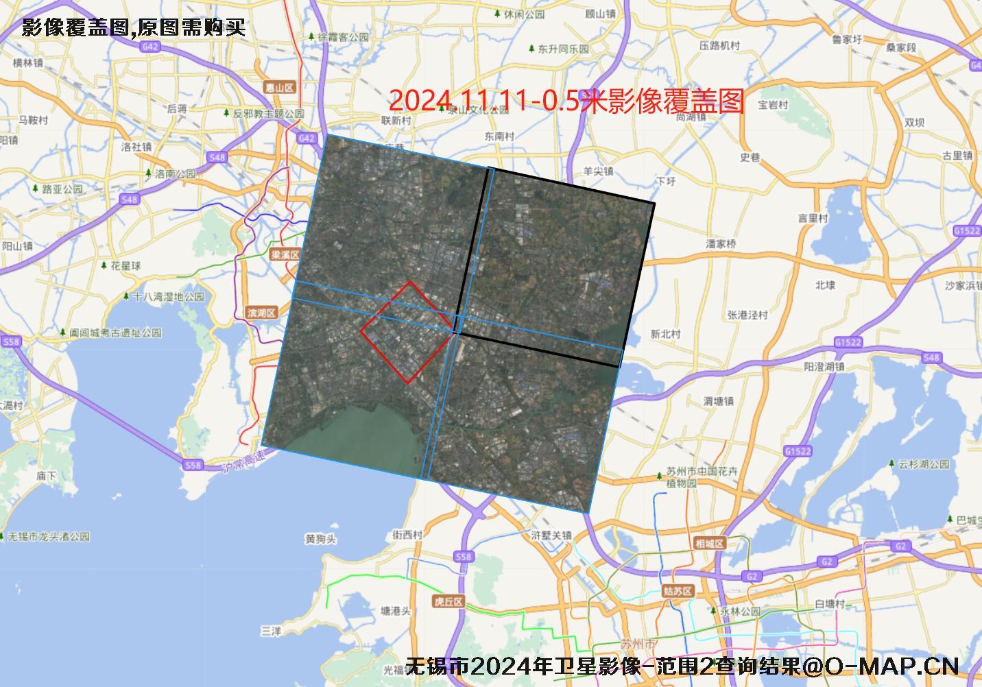 江苏省无锡市2024卫星影像图