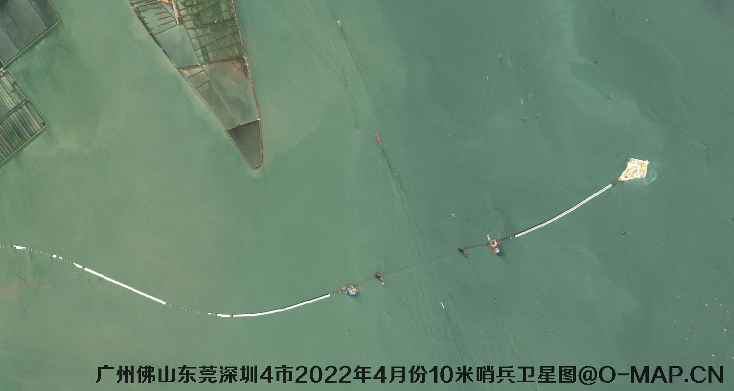 广东省广州市东莞市佛山市深圳市2022年4月份10米哨兵卫星图