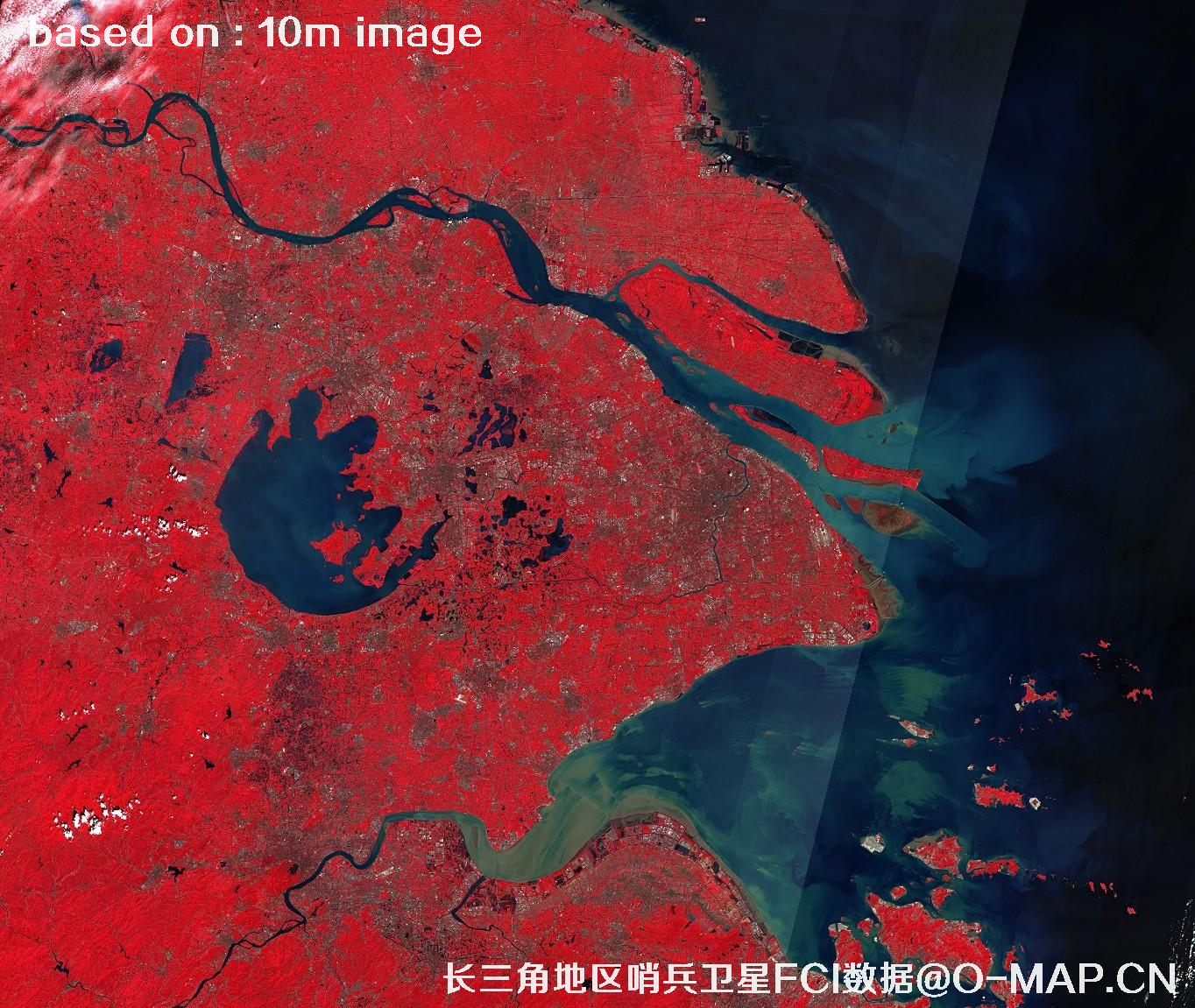 长三角地区2025年9月份哨兵影像多光谱【FCI-FUCI-SCL-SWIR-TCI】数据